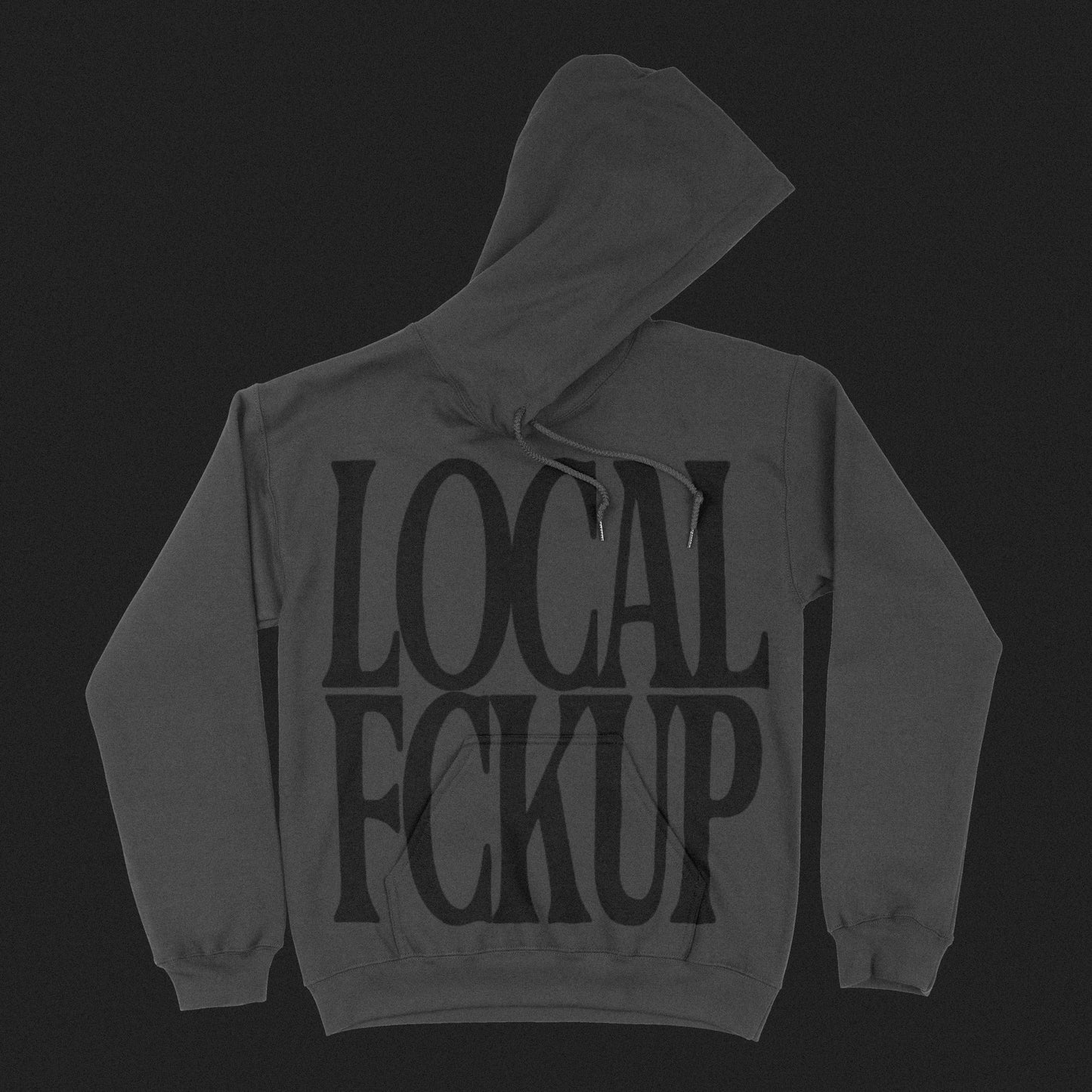 LOCAL FCKUP Hoodie (Charcoal & Black)
