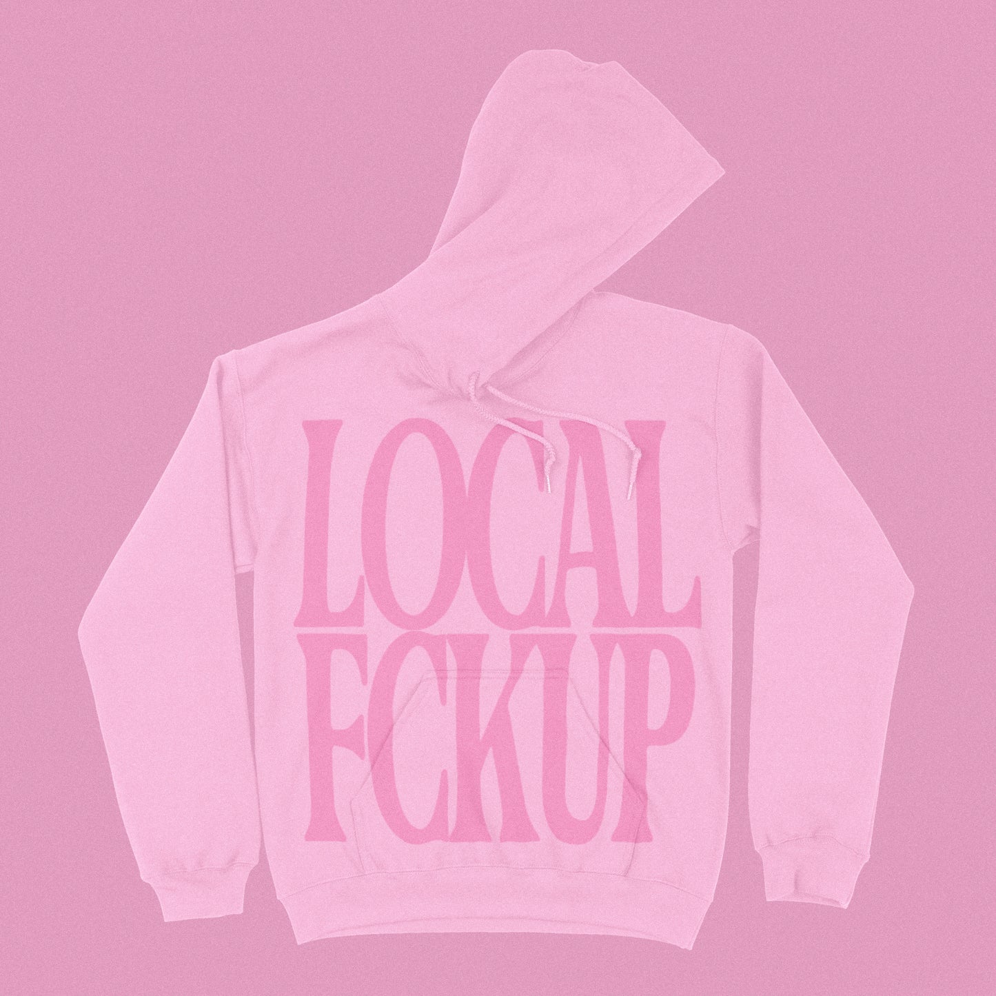 LOCAL FCKUP Hoodie (Light Pink & Pink)