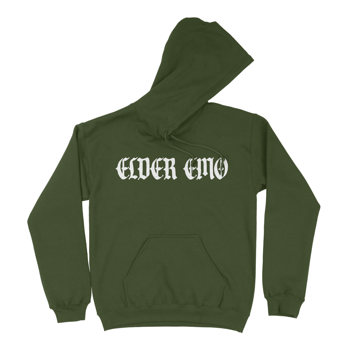 Elder Emo Hoodie (Olive Green)