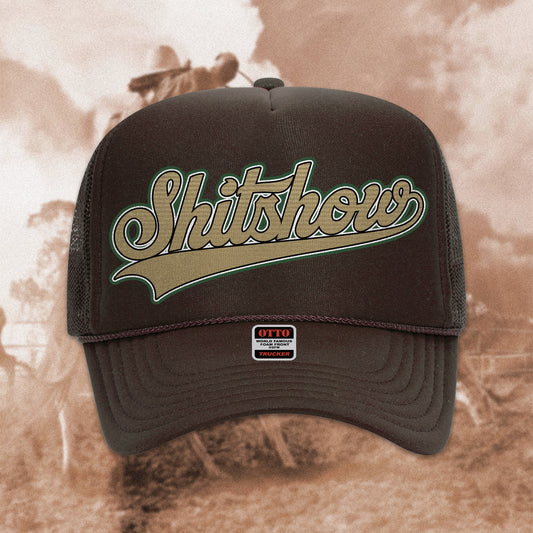 "Shitshow" Trucker Hat (Brown)