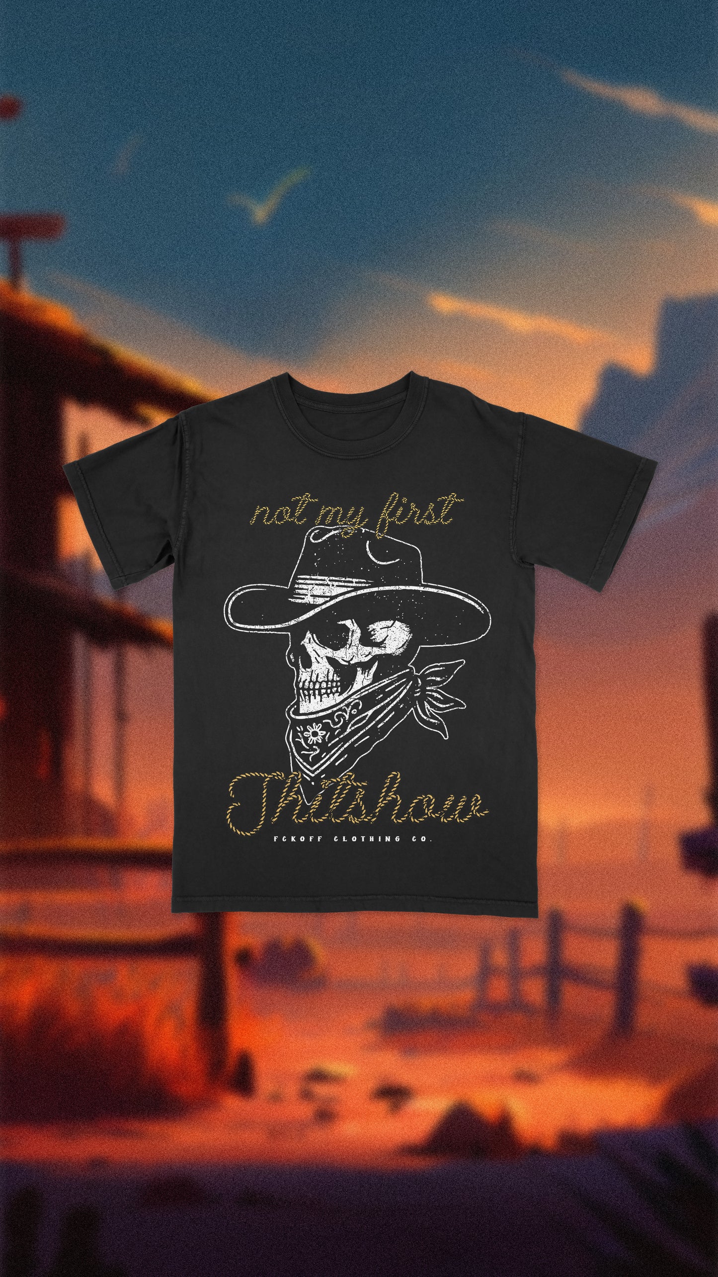 "Not My First Shitshow" Heavyweight Shirt (Black)