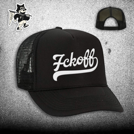 FCKOFF University Trucker Hat (Black)